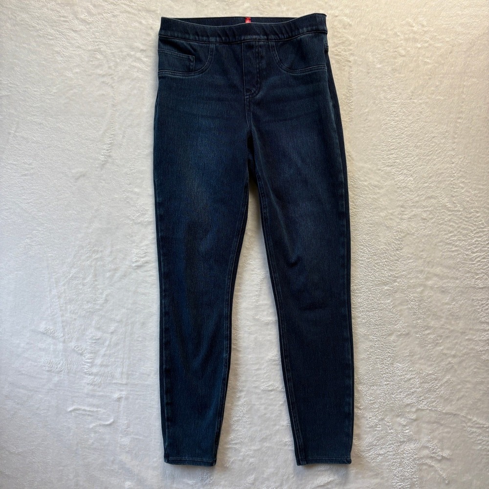 SPANX Jeans Women Sz Small Dark Wash Denim‎ Jeggings Pull On Comfort Stretch